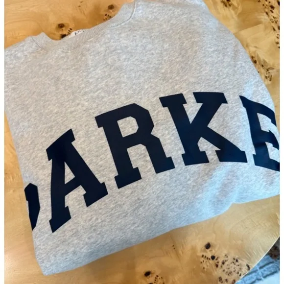 Parke Gray and Navy Sweatshirt - Picture 2 of 4